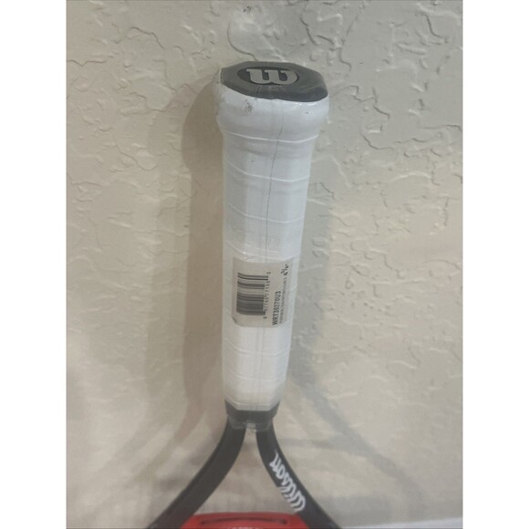 New Wilson Fusion XL Tennis Racquet (Grip Size 4 3/8”) WRT30270U3 Black Red - Picture 6 of 8